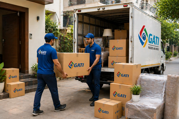 Domestic relocation truck for inter-city shifting in India